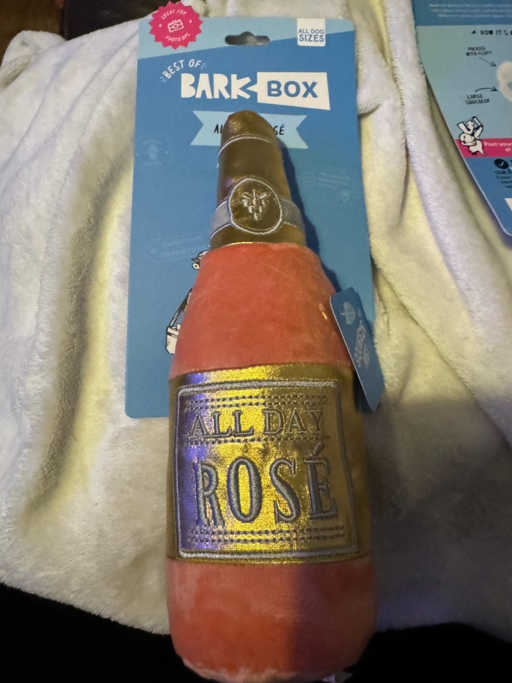 Bark Box Rose’ All Day Dog Toy (9 inches) all sizes NEW